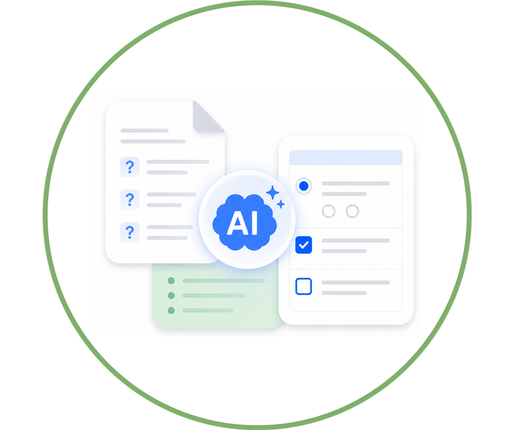 AI Survey Interface preview